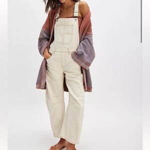 FREE PEOPLE BARREL OVERALL